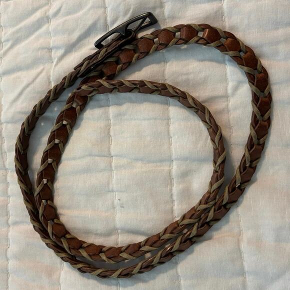 Unbranded Accessories - 🌻 2/$20 Leather Belt Braided Brown Womens Celtic Variable Sizing